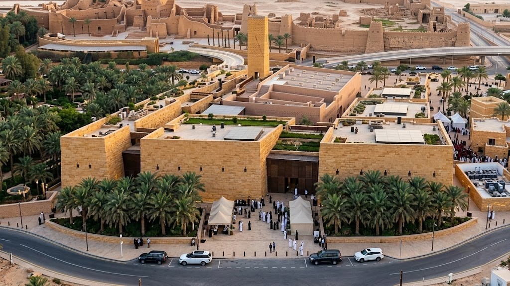 Al Sheikh Foundation museum and foundation building in Riyadh