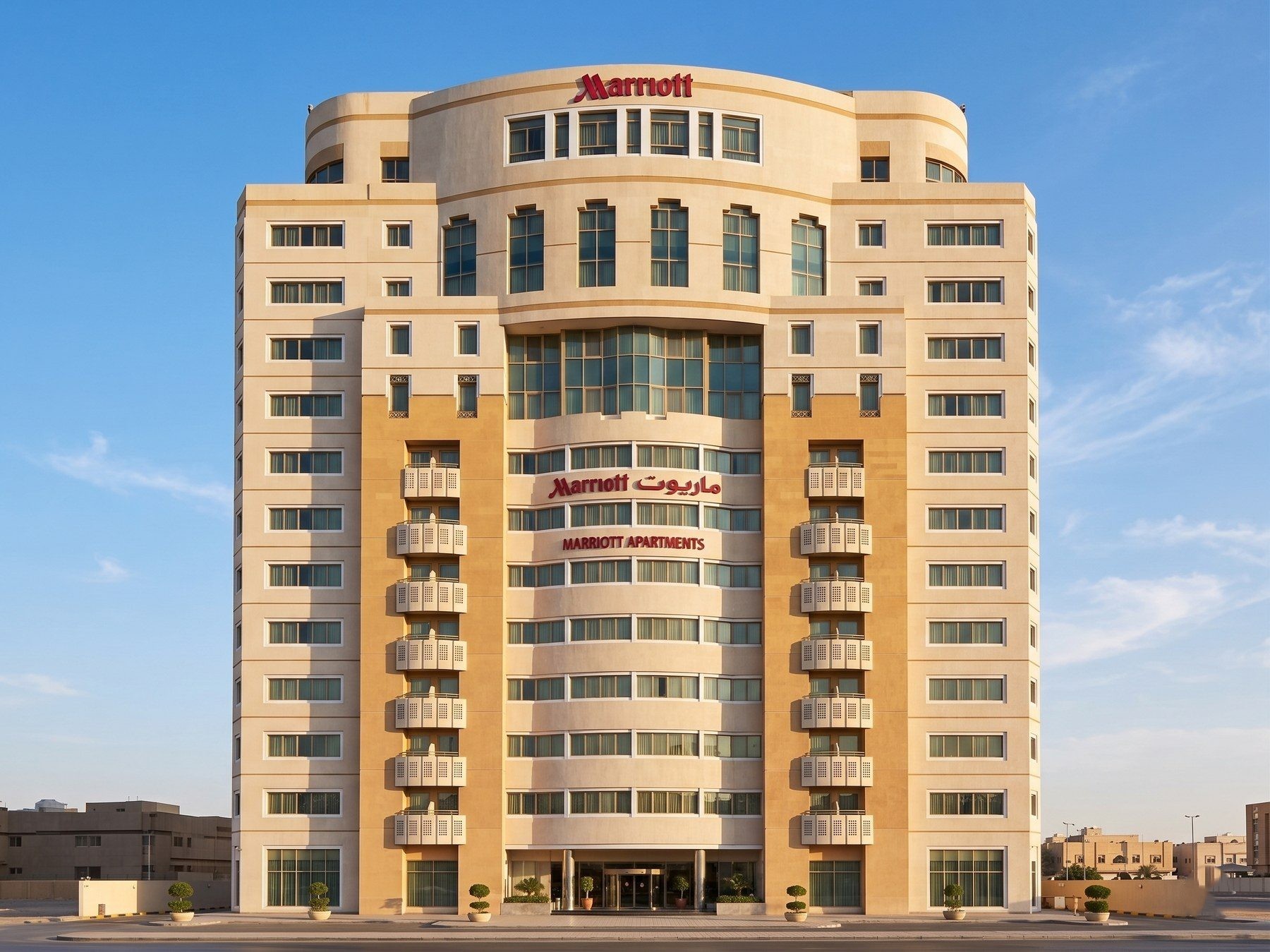 Marriott Executive Apartments long-stay hospitality building in Riyadh